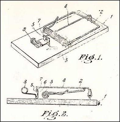 Mousetrap. (Via <a href="http://coddledegg.blogspot.com/2008/02/small-critters.html">A Curate's Egg</a>.)
